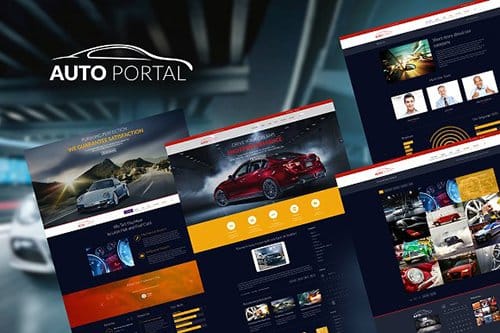 Tema Auto Portal - Template WordPress