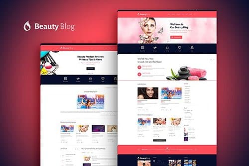 Tema Beauty Blog - Template WordPress