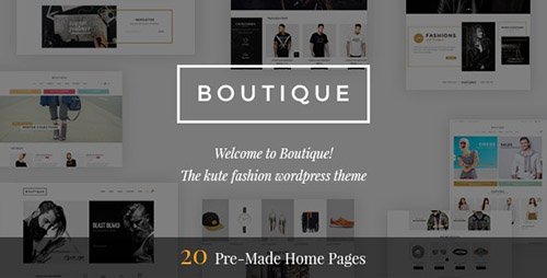 Tema Boutique - TEmplate WordPress