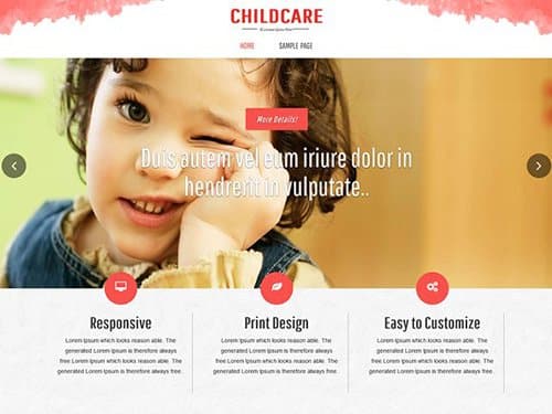 Tema ChildCare AsiaThemes - Template WordPress