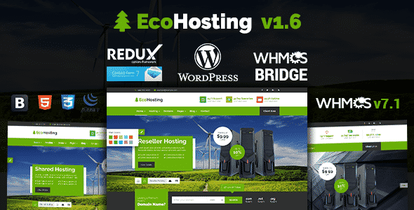 Tema EcoHosting - Template WordPress