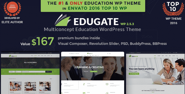 Tema EduGate - Template WordPress
