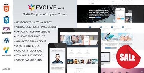 Tema Evolve - Template WordPress