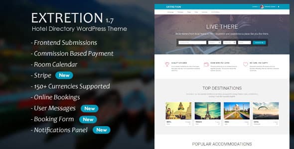 Tema Extretion - TEmplate WordPress