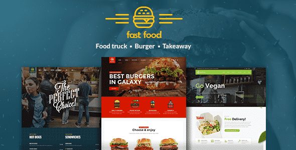 Tema Fast Food - Template WordPress