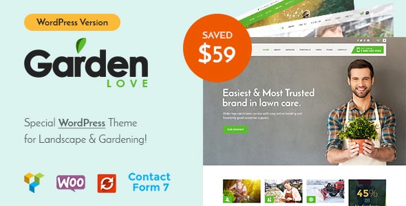 Tema GardenLove - Template WordPress
