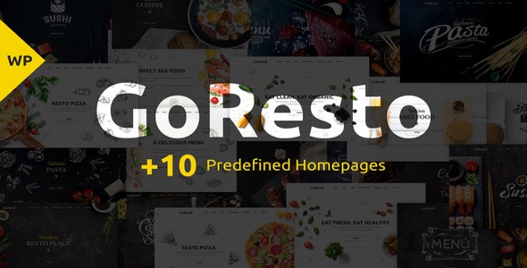 Tema GoResto - Template WordPress