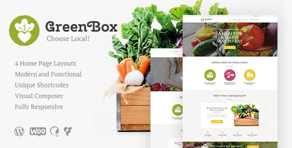 Tema Green Box - TEmplate WordPress