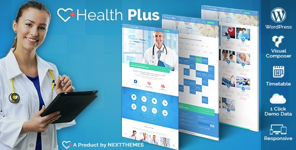 Tema Health Plus - Template WordPress