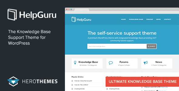 Tema HelpGuru - Template WordPress