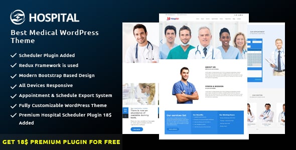 Tema Hospital - Template WordPress