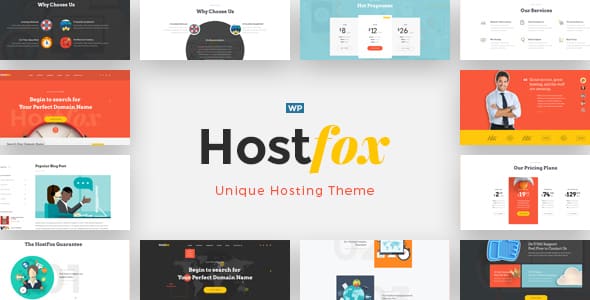 Tema HostFox - Template WordPress