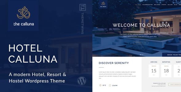 Tema Hotel Calluna - Template WordPress