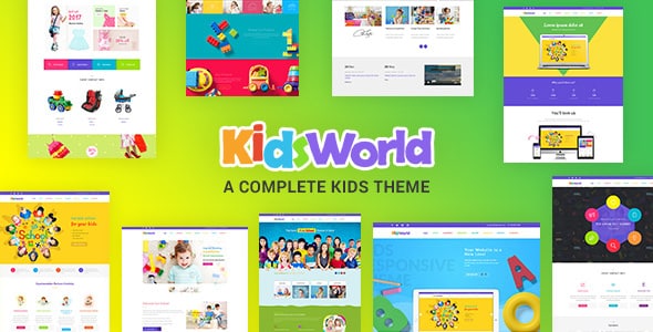 Tema Kids Heaven - Template WordPress