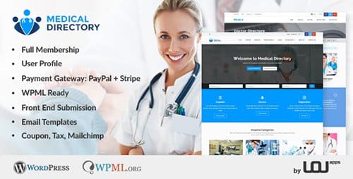 Tema Medical Directory - Template WordPress