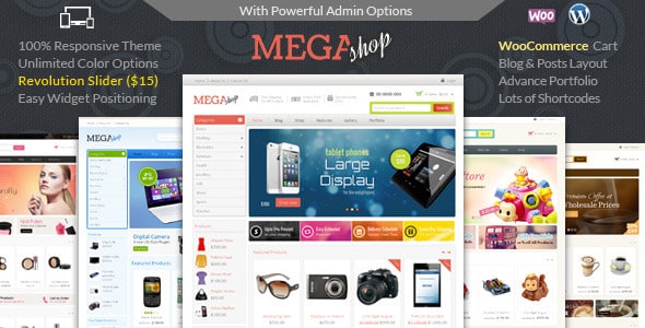 Tema Mega Shop - Template WordPress