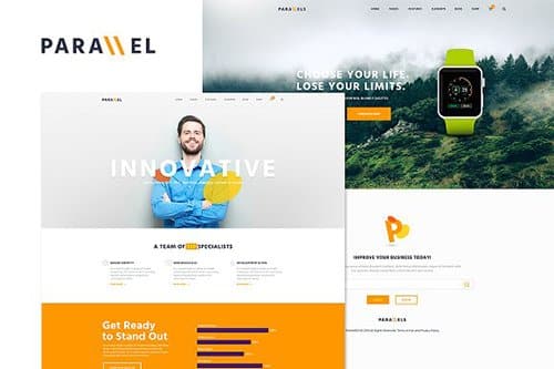 Tema Parallels - Template WordPress