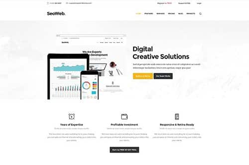 Tema SmartWeb - TEmplate WordPress