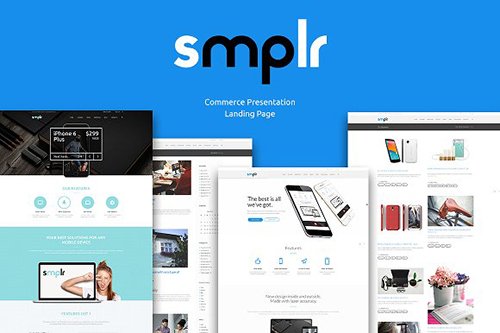 Tema Smplr - Template WordPRess