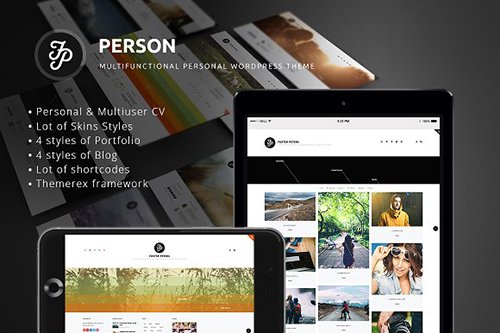 Tema The Person - Template WordPress