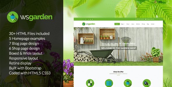 Tema WS Garden - Template WordPress