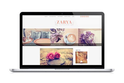 Tema Zarya - Template WordPress