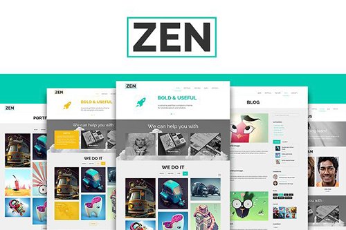 Tema Zen - Template WordPress