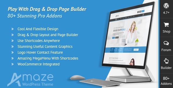 Tema Amaze - Template WordPress