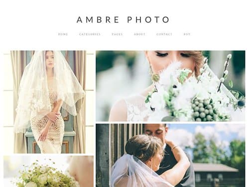 Tema Ambre Photo - Template WordPress