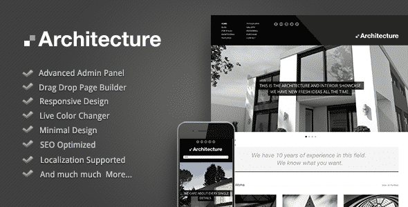 Tema Architecture - Template WordPress