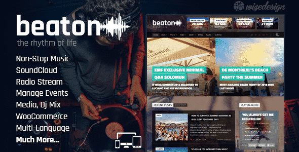 Tema Beaton - Template WordPress