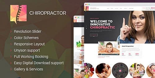 Tema Chiropractor - Template WordPRess