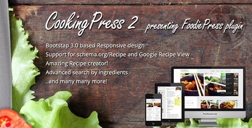 Tema CookingPress - Template WordPress