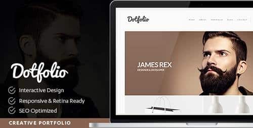 Tema Dotfolio - Template WordPress