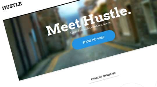 Tema Hustle WooThemes - Template WordPress