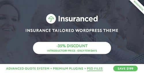 Tema Insuranced - Template WordPress