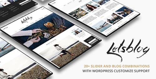 Tema Lets Blog - Template WordPress