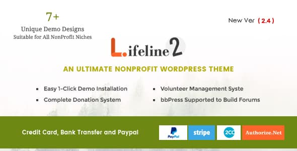 Tema Lifeline 2 - Template WordPress
