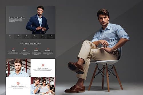 Tema Michael Resume - Template WordPress