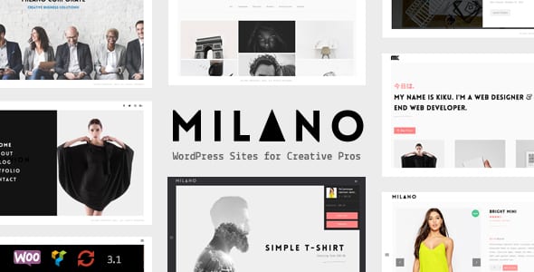Tema Milano BeanTownTHemes - Template WordPress