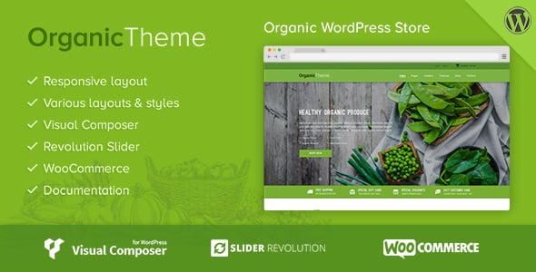 Tema Organic - Template WordPress