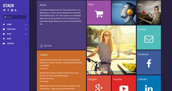 Tema Stack Themify - Template WordPress