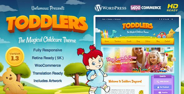 Tema Toddlers - Template WordPress