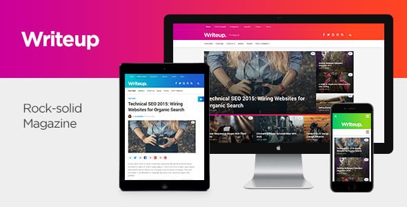 Tema WriteUp - Template WordPress