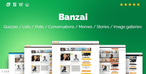 Tema Banzai - Template WordPress