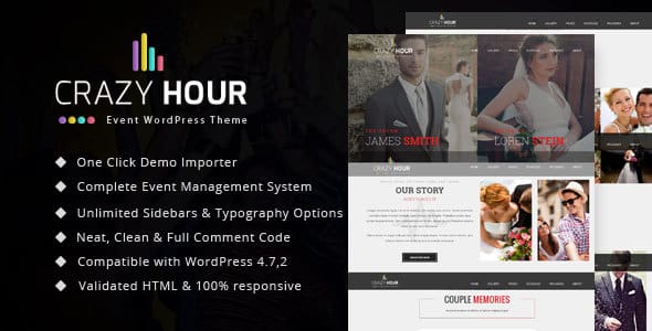 Tema Crazy Hour - Template WordPress