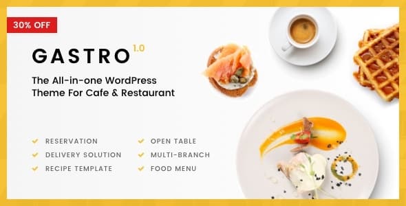 Tema Gastro - Template WordPress