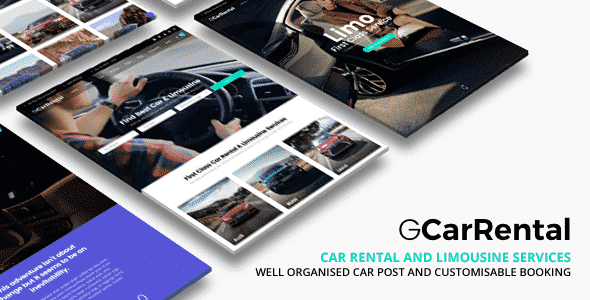 Tema Grand Car Rental - Template WordPress