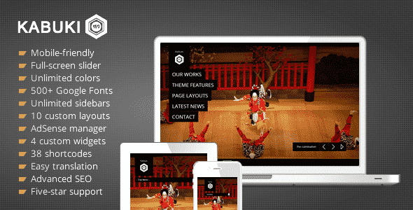 Tema Kabuki - Template WordPress