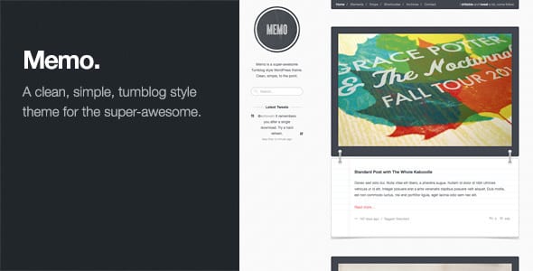 Tema Memo - Template WordPress